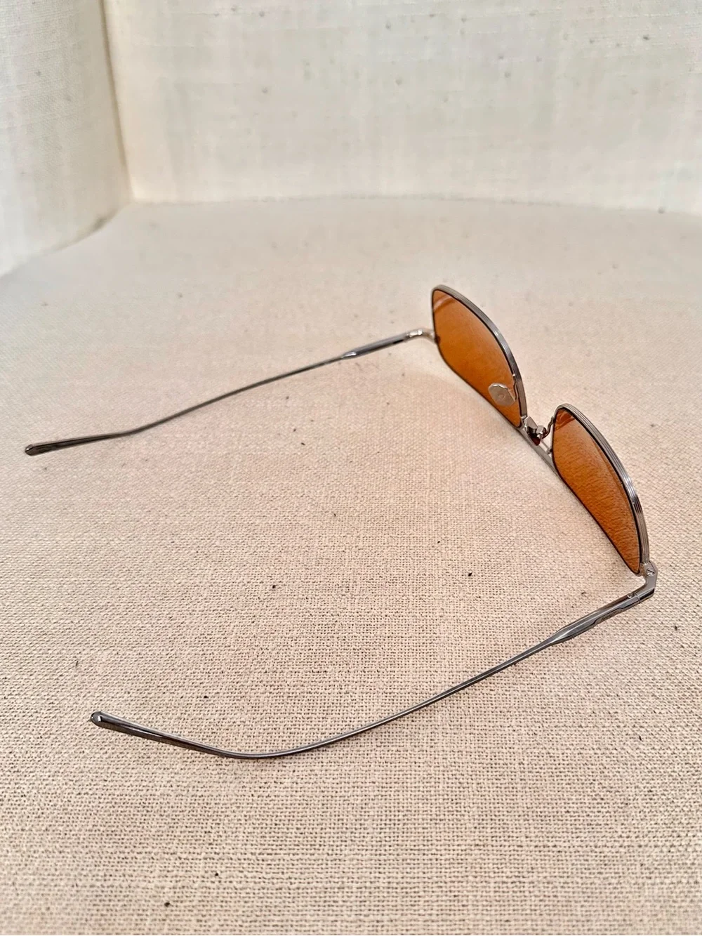 Brioni Titanium Silver and Brown Double Bridge Sunglasses 53mm